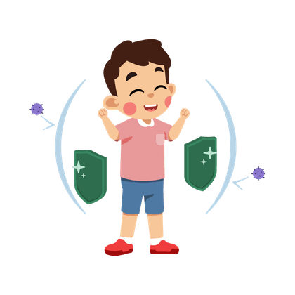 Apoyo inmunitario (niños)